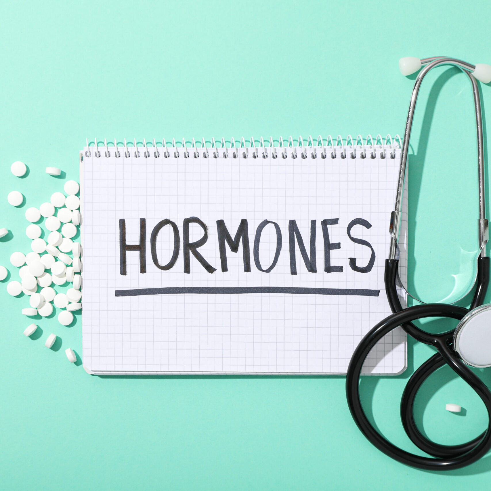 The concept of treatment with hormonal drugs.